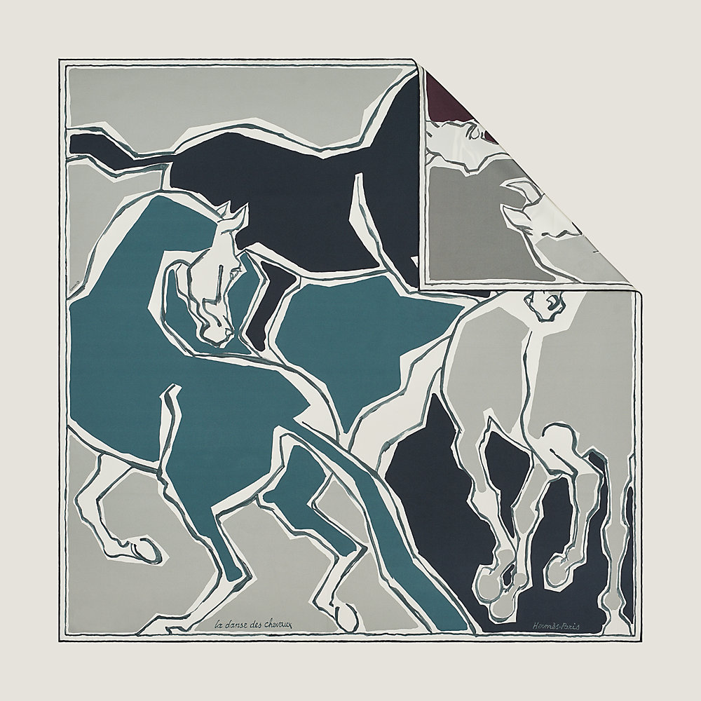 La Danse des Chevaux double face scarf 90 | Hermès Singapore